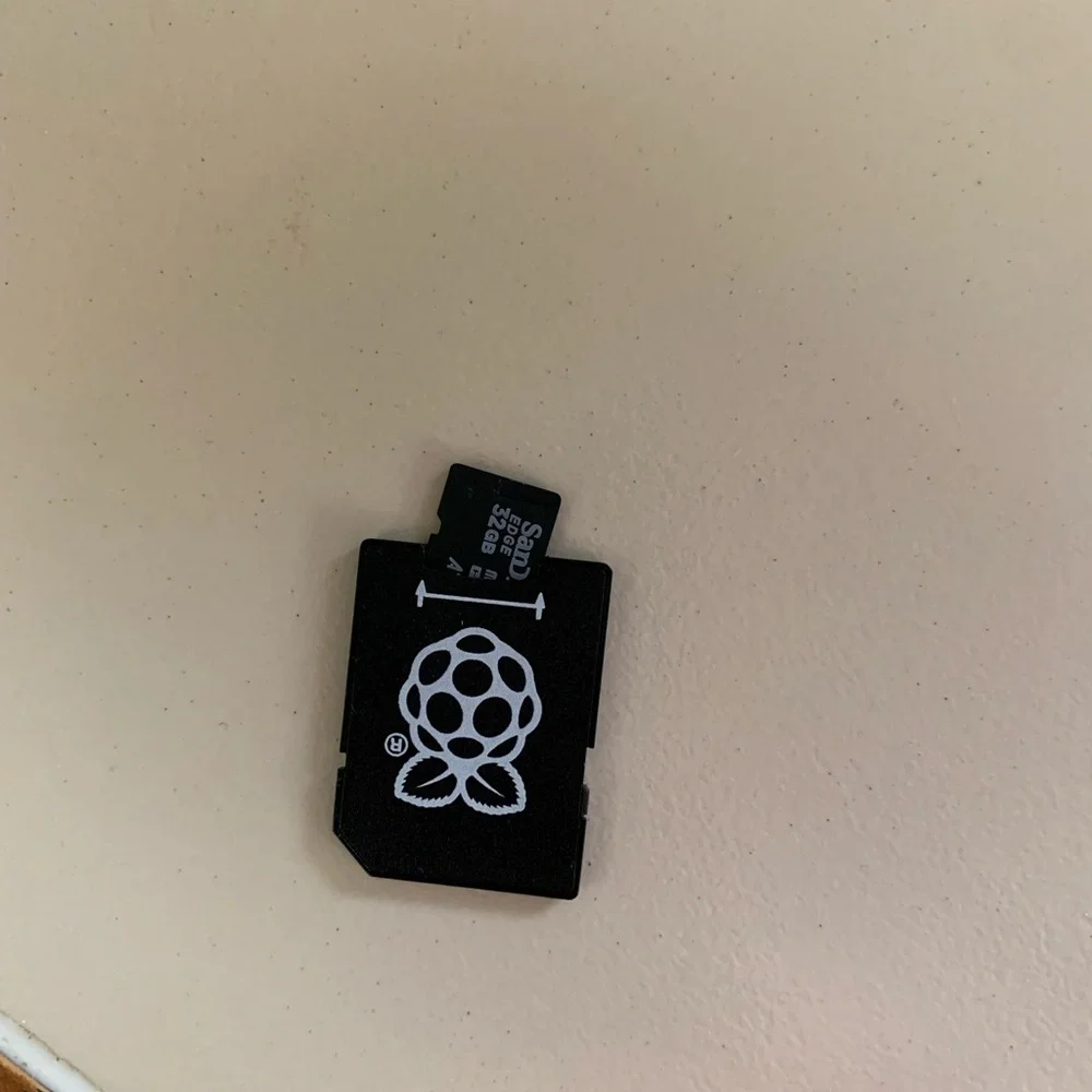 Raspberry Pi 3B+ Motherboard, with monitor, preloaded OS micro SD. power cable